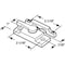 Prime-Line Sash Lock, 2-1/16in Hole Centers, Fits Single/Double Hung Vinyl Windows, Vinyl Construction, White F 2667 - alternate 2